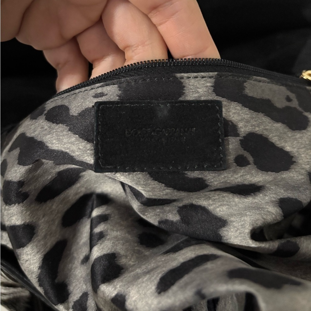 Dolce & Gabbana Black Patent Leather Top Handle Bag - Picture 14 of 16